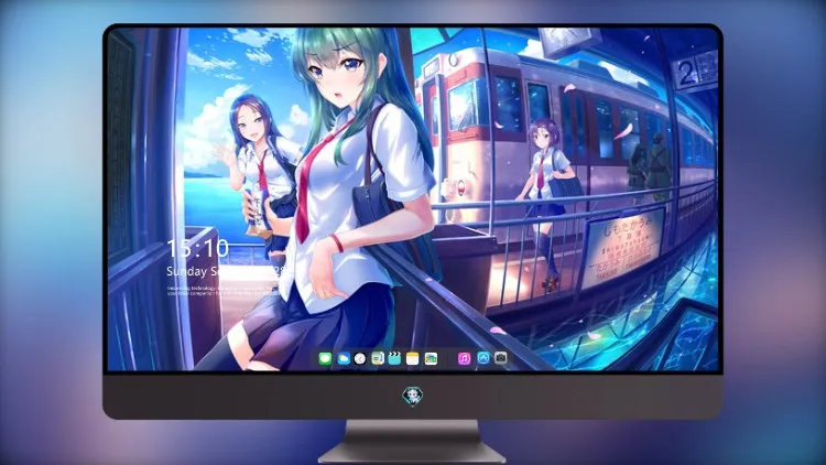 
地铁女孩动漫 4k电脑壁纸
