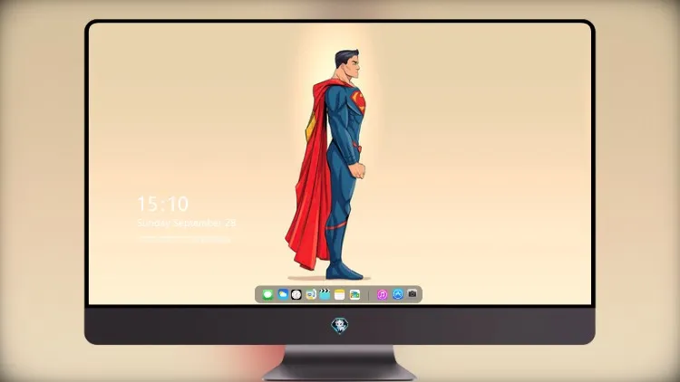 
超人极简主义 4k电脑壁纸2020