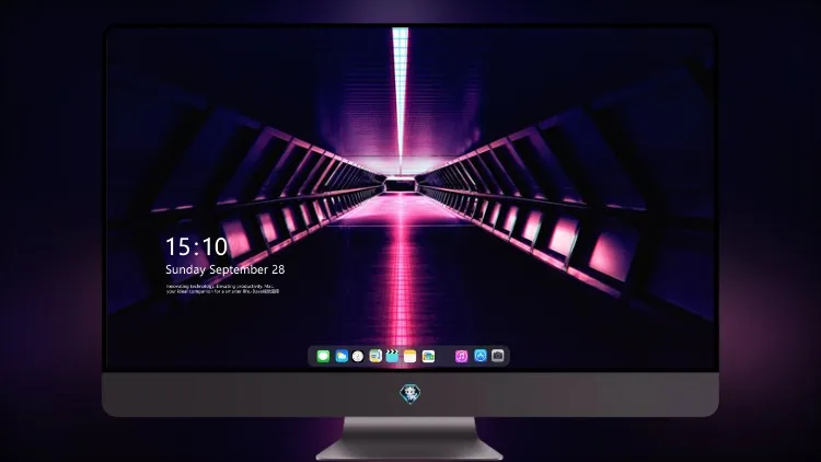 
Synthwave美学走廊4k