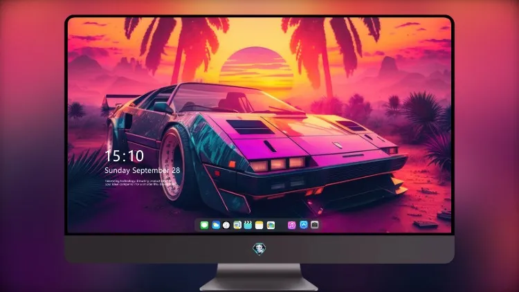 
Synthwave 汽车怀旧 80 年代