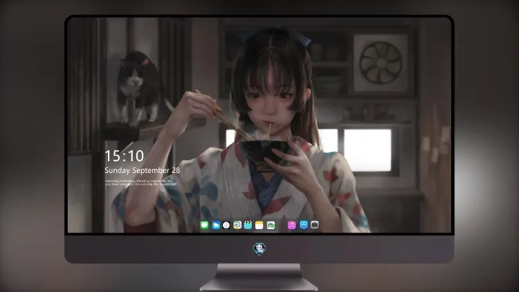 
泰国女孩吃面条