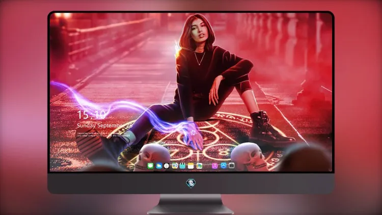 
网络城的魔女 4k电脑壁纸