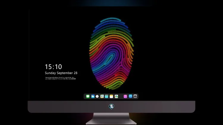 
指纹 Oled 深色 4k电脑壁纸