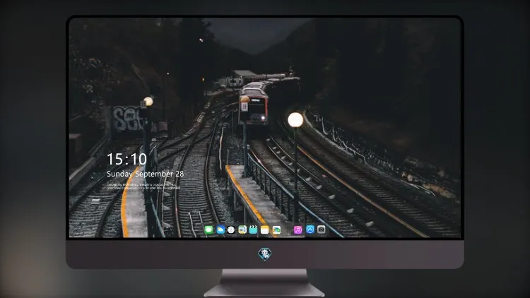 
火车 铁路 黑暗的夜晚 摄影