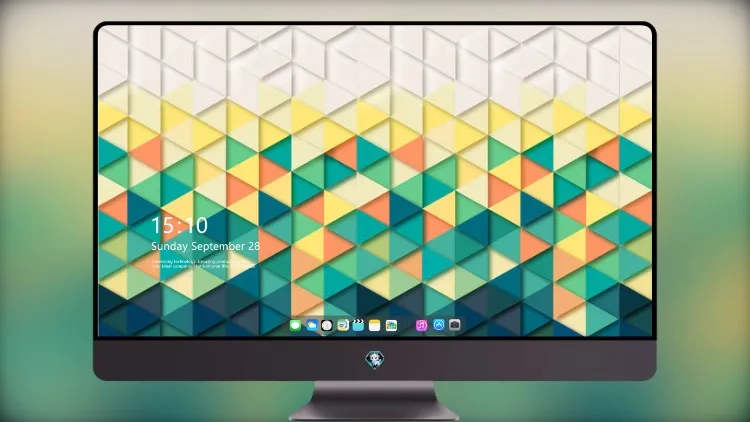 
三角形图案8k