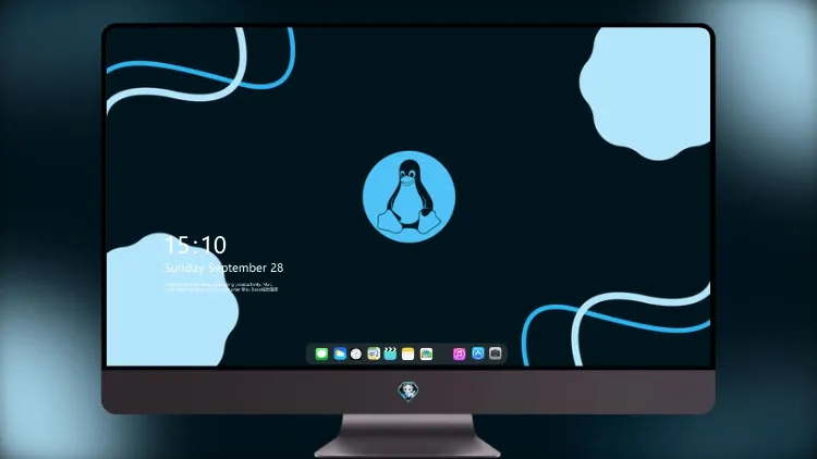 
Tux Linux 黑暗 4k电脑壁纸