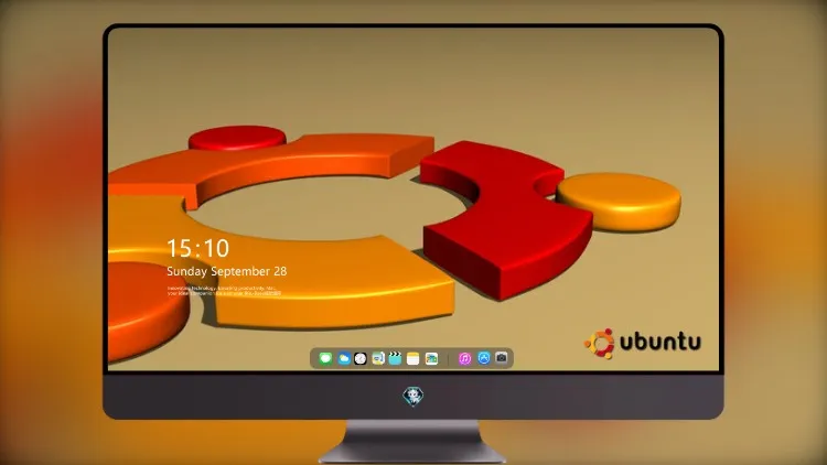 
Ubuntu 3d 标志