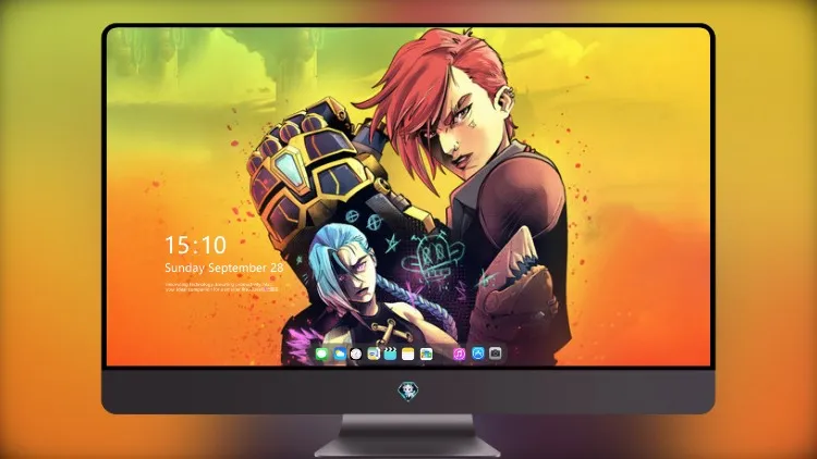 
Vi 和 Jinx 奥术艺术 5k壁纸超清桌面屏保