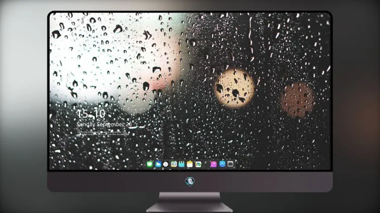 
玻璃上的水滴