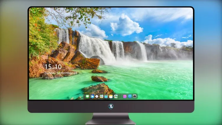 
瀑布5k壁纸