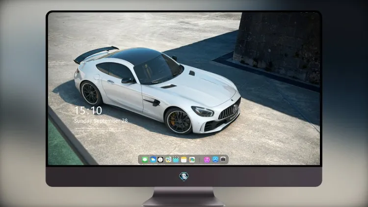 
白色梅赛德斯奔驰 Amg GT