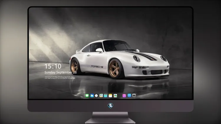 
白色保时捷 911 Guntherwerks 前 5k壁纸超清桌面屏保