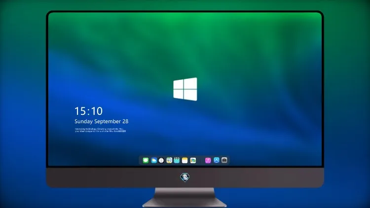 
Windows 10 X 徽标 5k壁纸超清桌面屏保