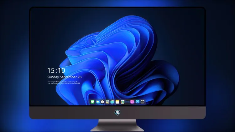 
Windows 11 蓝色材质