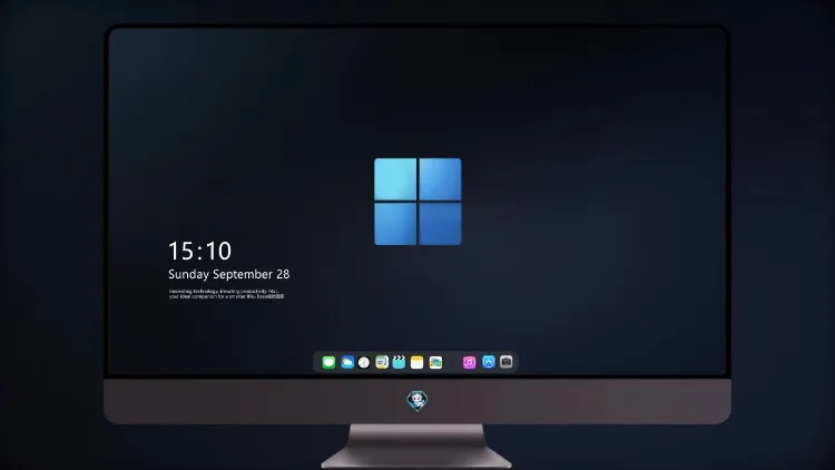 
Windows 11 徽标最小 15k壁纸