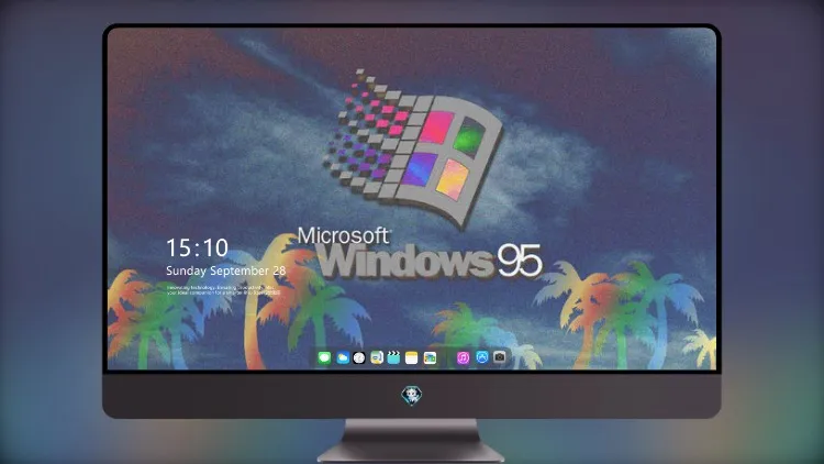 
Windows 95 4k电脑壁纸