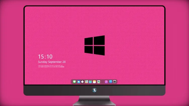 
Windows 粉色最小徽标 8K超清图片素材