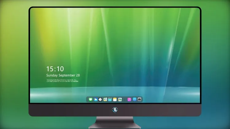 
Windows Vista 极光 绿