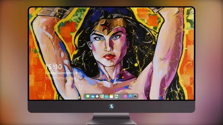 
神奇女侠绘画艺术 5k壁纸超清桌面屏保