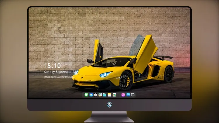 
黄色兰博基尼 Aventador 电脑桌面壁纸