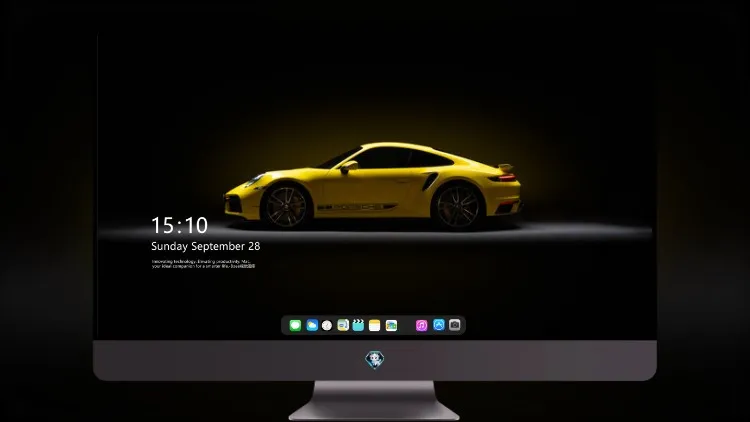 
黄色保时捷 911